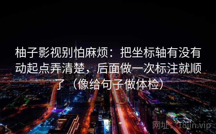 柚子影视别怕麻烦：把坐标轴有没有动起点弄清楚，后面做一次标注就顺了（像给句子做体检）